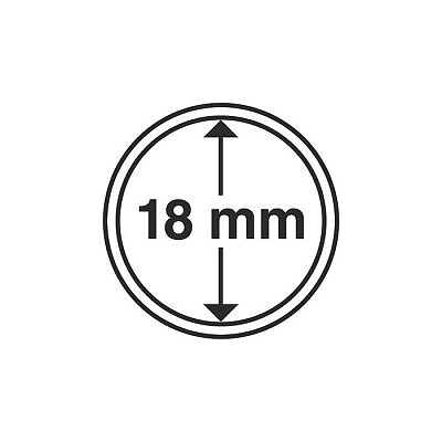 CAPS 18 - Rund myntkapsel innerdiameter 18 mm (1 st)