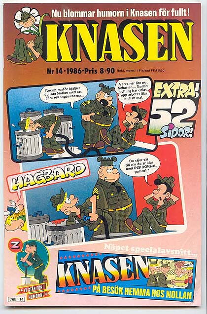 Knasen 1986 Nr 14 VG-