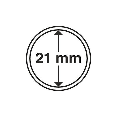CAPS 21 - Rund myntkapsel innerdiameter 21 mm (1 st)