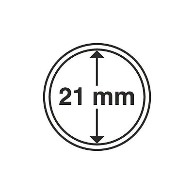 CAPS 21 - Rund myntkapsel innerdiameter 21 mm (1 st)
