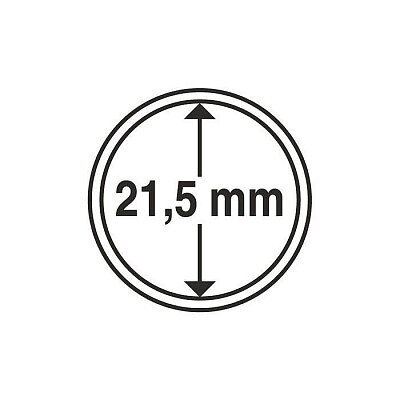 CAPS 21,5 - Rund myntkapsel innerdiameter 21,5 mm (1 st)