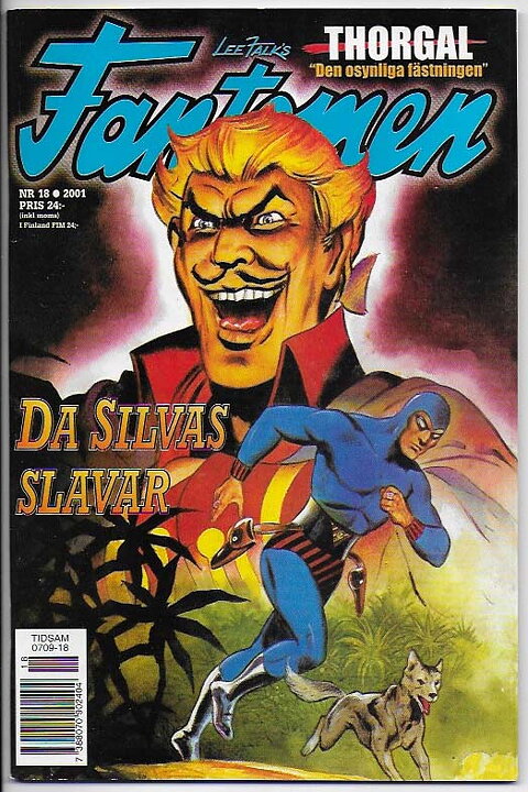 Fantomen 2001 Nr 18 VF/NM Ifyllt Korsord