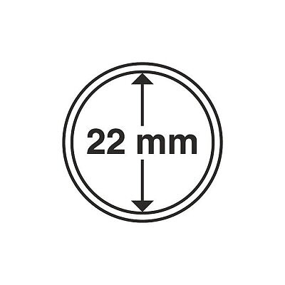 CAPS 22 - Rund myntkapsel innerdiameter 22 mm (1 st)