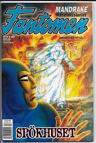 Fantomen 2001 Nr 20 VF/NM Ifyllt Korsord