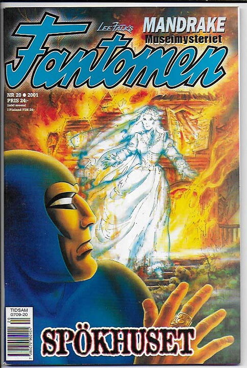 Fantomen 2001 Nr 20 VF/NM Ifyllt Korsord