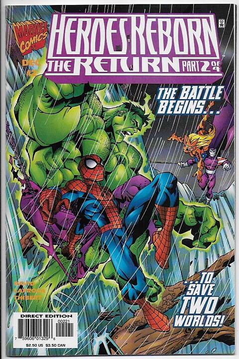 Heroes Reborn: The Return # 2 NM- Variant Cover