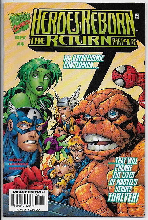 Heroes Reborn: The Return # 4 NM-