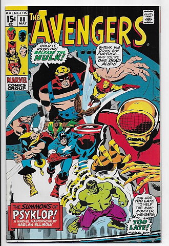 Avengers #  88 VF 2nd Print