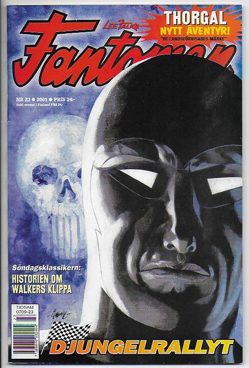 Fantomen 2001 Nr 23 VF Ifyllt Korsord