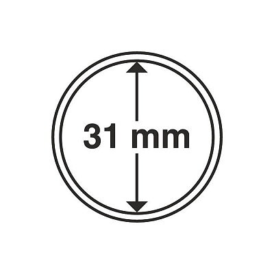 CAPS 31 - Rund myntkapsel innerdiameter 31 mm (1 st)