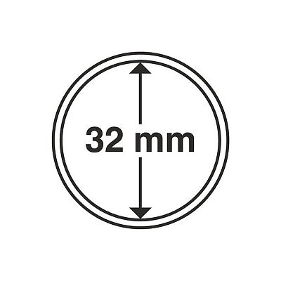 CAPS 32 - Rund myntkapsel innerdiameter 32 mm (1 st)