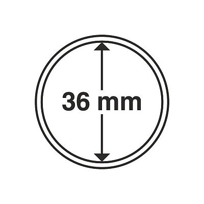CAPS 36 - Rund myntkapsel innerdiameter 36 mm (1 st)