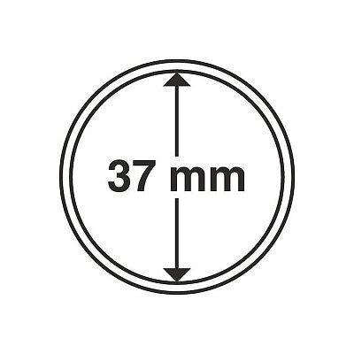 CAPS 37 - Rund myntkapsel innerdiameter 37 mm (1 st)