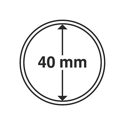 CAPS 40 - Rund myntkapsel innerdiameter 40 mm (1 st)