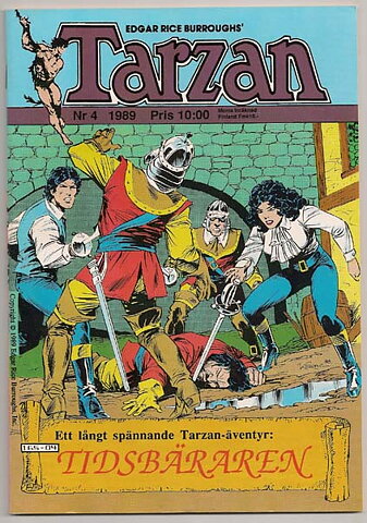 Tarzan 1989 Nr 4 VF-NM Ny Oläst