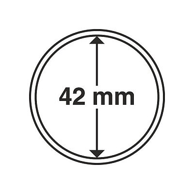CAPS 42 - Rund myntkapsel innerdiameter 42 mm (1 st)