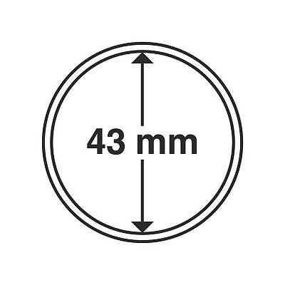 CAPS 43 - Rund myntkapsel innerdiameter 43 mm (1 st)