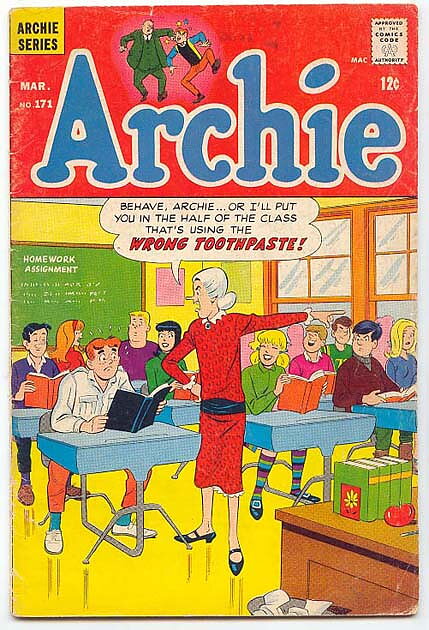 Archie # 171 GD/VG Datumstämpel