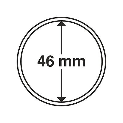 CAPS 46 - Rund myntkapsel innerdiameter 46 mm (1 st)