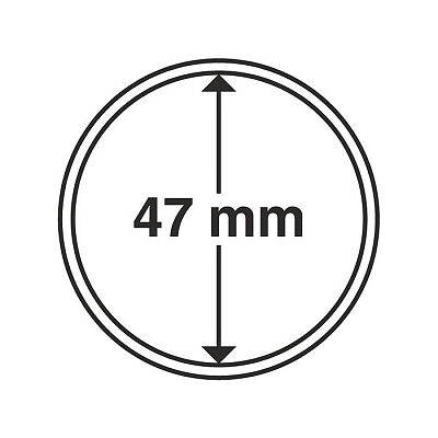 CAPS 47 - Rund myntkapsel innerdiameter 47 mm (1 st)