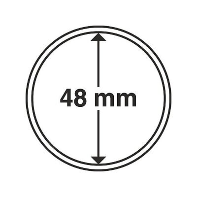 CAPS 48 - Rund myntkapsel innerdiameter 48 mm (1 st)