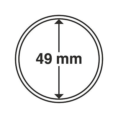 CAPS 49 - Rund myntkapsel innerdiameter 49 mm (1 st)
