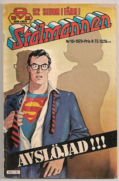 Stålmannen 1979 Nr 10 GD/VG Tejp