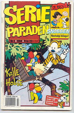 Serieparaden 1994 Nr 2 GD Ifyllt Korsord