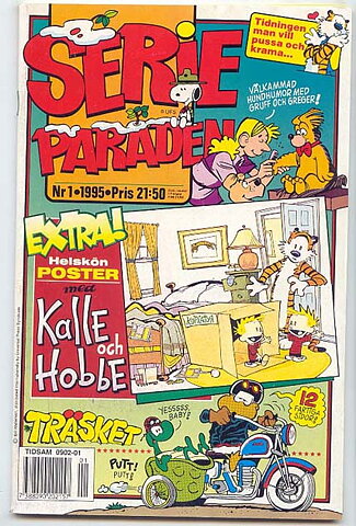 Serieparaden 1995 Nr 1 FN Ifyllt Korsord
