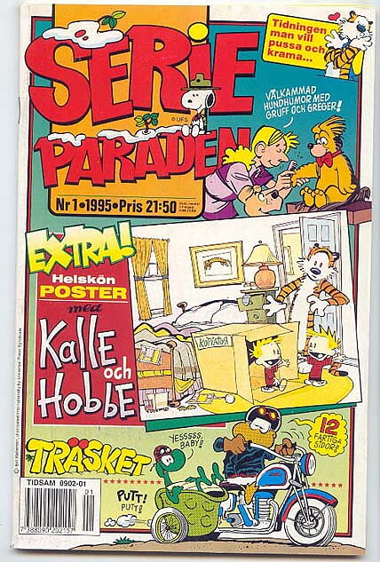 Serieparaden 1995 Nr 1 FN Ifyllt Korsord