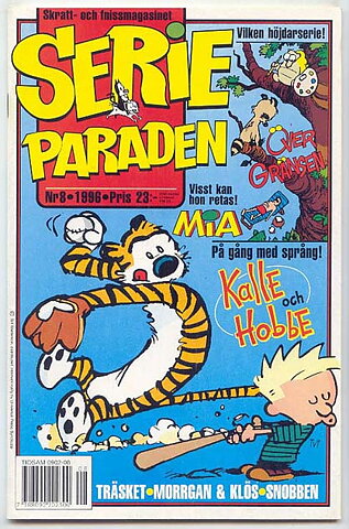 Serieparaden 1996 Nr 8 VG Ifyllt Korsord