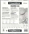NUMIS 55 - Blad med 6 st fack Ø 55 mm (5-pack)