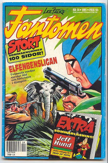 Fantomen 1991 Nr 14 GD/VG