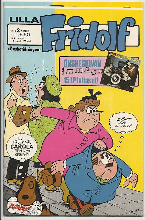 Lilla Fridolf 1984 Nr 2 NM Dubbelt Omslag