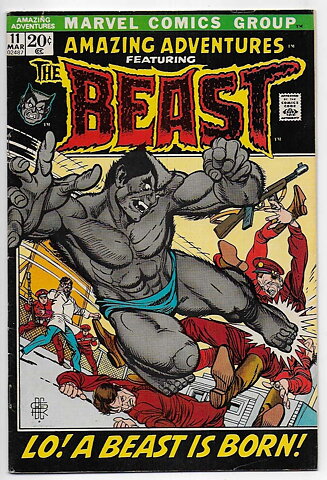 Amazing Adventures # 11 VF- 1st Furry Beast