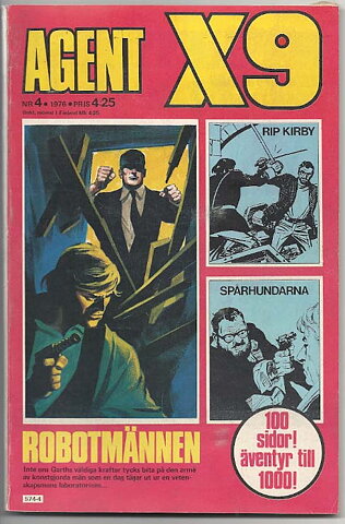 Agent X9 1976 Nr 4 VG+