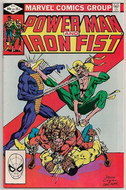Power Man and Iron Fist # 84 VF-NM 4th Sabretooth