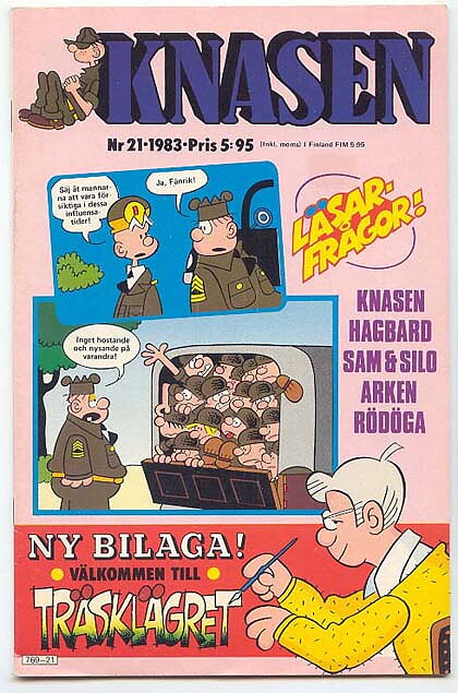 Knasen 1983 Nr 21 FN/VF med Bilaga
