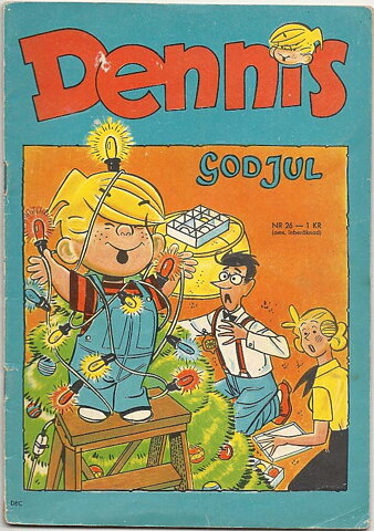 Dennis 1965 Nr 26 VG Ifyllt Korsord