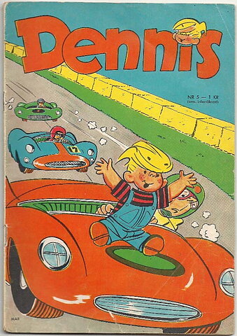 Dennis 1966 Nr 5 VG Ifyllt Korsord