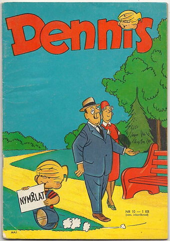 Dennis 1966 Nr 10 VG Ifyllt Korsord