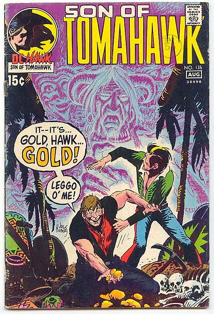 Tomahawk # 135 VG Lös Nit/Tullstämpel