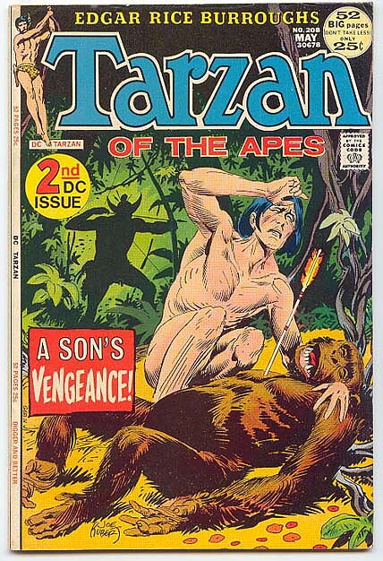 Tarzan # 208 VG/FN