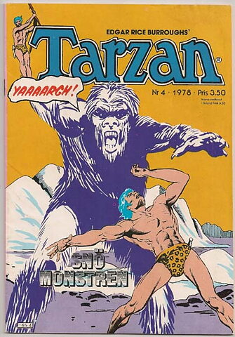 Tarzan 1978 Nr 4 VG/FN Endast 1 Nit