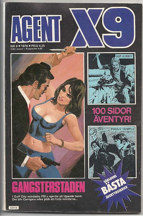 Agent X9 1976 Nr 9 FN/VF