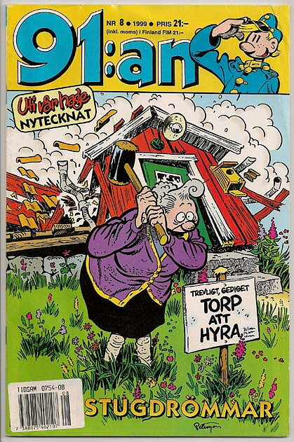 91:an 1999 Nr 8 VG+ Uti Vår Hage