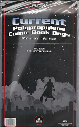 BCW Current Polypropylene Comic Book Bags (100 st)