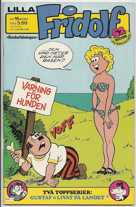 Lilla Fridolf 1982 Nr 16 NM