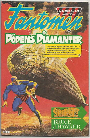Fantomen 1982 Nr 24 VF+ Pren-ex