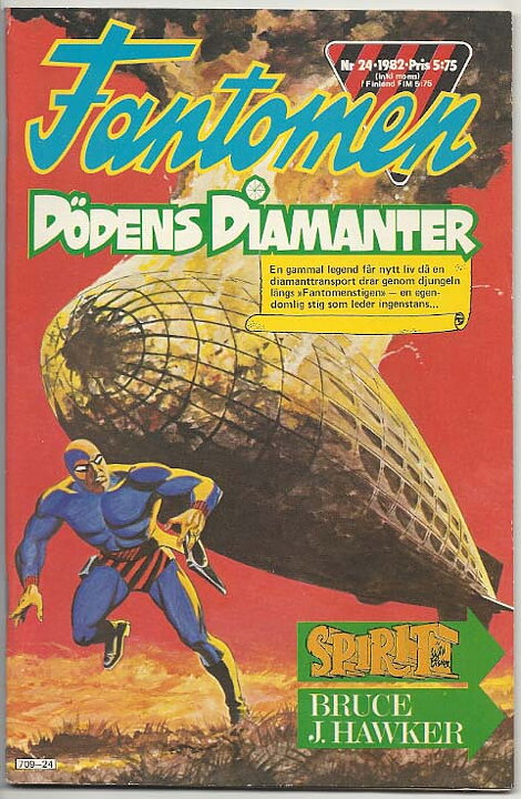 Fantomen 1982 Nr 24 VF+ Pren-ex
